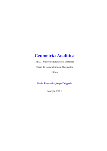 Geometria Analítica - Instituto de Matemática da UFRGS