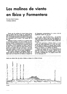 Los molínos de víento en Ibíza y Formentera