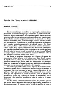 Introducción: Teatro argentino (1980-1990) Osvaldo