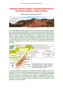Rodalquilar (Almería, España): yacimientos epitermales de oro