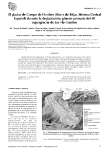 El glaciar de Cuerpo de Hombre (Sierra de Béjar, Sistema Central