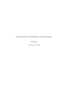 Programación de Mainframes en Ensamblador