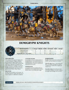demigryph knights