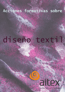 Acciones formativas diseño textil AITEX