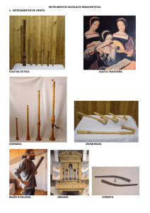 instrumentos musicales renacentistas. 1.