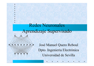 Redes Neuronales Aprendizaje Supervisado