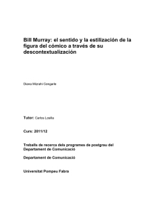 Bill Murray: el sentido y la estilización de la figura - e