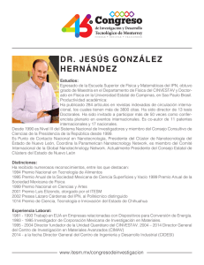 DR. JESÚS GONZÁLEZ HERNÁNDEZ