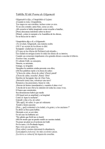 Tablilla XI del Poema de Gilgamesh