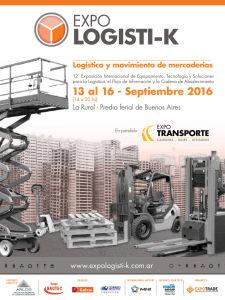 13 al 16 - Septiembre 2016 - Expo Logisti-k