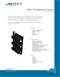 FDPA–1.5U Distribuidor Parcheo