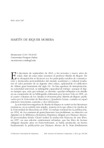 Martín de Riquer Morera = Martín de Riquer Morera