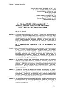 3.1. Reglamento de Org y Prosecución de estudios de pregrado