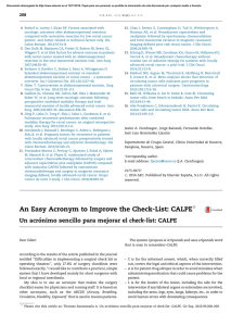 An Easy Acronym to Improve the Check-List: CALPE