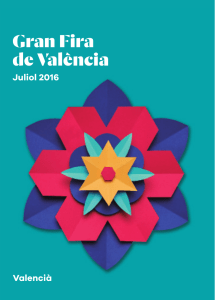 Juliol 2016 Valencià - Ayuntamiento de Valencia