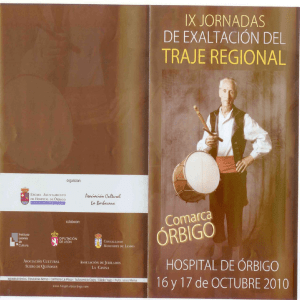 ix jornadas de exaltación del traje regional