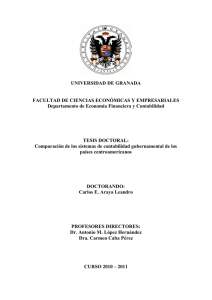 Comparación de los sistemas de contabilidad gubernamental en los