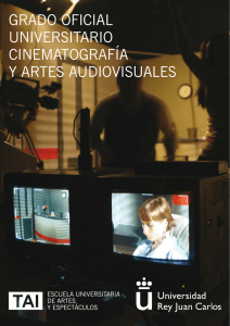 grado oficial universitario cinematografía y artes audiovisuales
