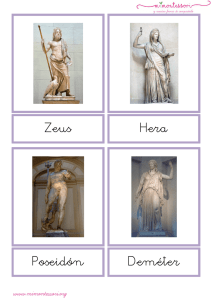 Zeus Hera Poseidón Deméter