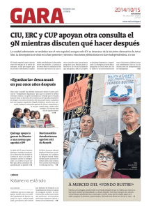 CIU, ERC y CUP apoyan otra consulta el 9N mientras discuten qué