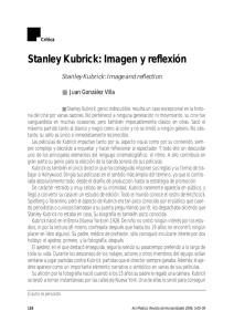 Stanley Kubrick: Imagen y re f l e x i ó n