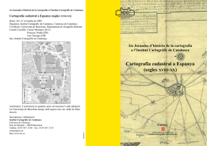 Cartografia cadastral a Espanya (segles XVIII-XX)