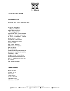 Poemas de F. Isabel Campoy El asno alado de Paul (Inspirado en