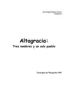 Altagracia: