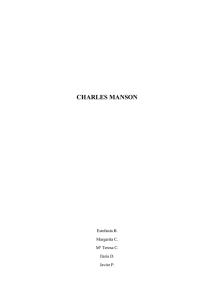 CHARLES MANSON