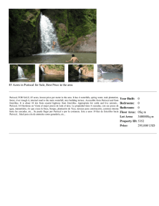 85 Acres in Puriscal for Sale, Best Price in the area