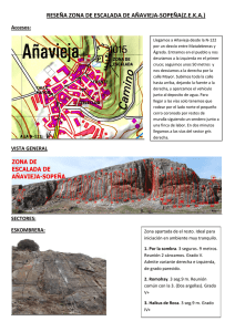 zona de escalada de añavieja