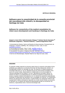 Software para la conectividad de la consulta provincial del