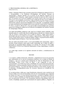 1 C. PROCURADORA GENERAL DE LA REPÚBLICA PRESENT E