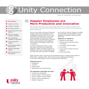 Unity Connection | News for Employers