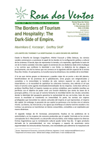 The Borders of Tourism and Hospitality: The Dark-Side of