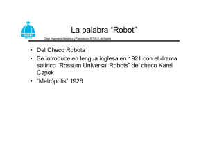 PROGRAMACION DE ROBOTS EN OPERACIONES DE ACABADO