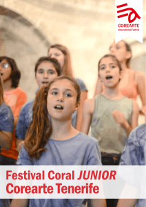 Corearte Junior Tenerife - Choir Festival COREARTE