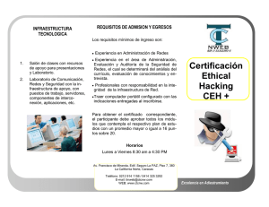 Certificación Ethical Hacking CEH +