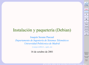 Instalación y paquetería (Debian)