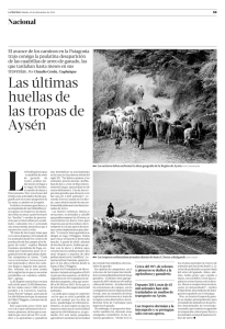 Las últimas huellas de las tropas de Aysén