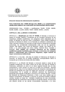 Reglamento Profesores Regulares - Centro Universitario Regional