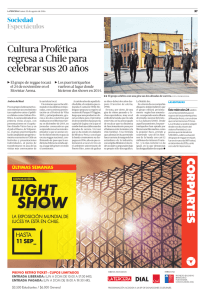 Cultura Profética regresa a Chile para celebrar sus