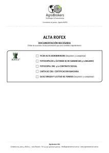 planillas rofex2 - Agro Brokers SRL
