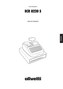 Manual Olivetti ECR 8220 S