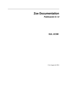 Zoe Documentation