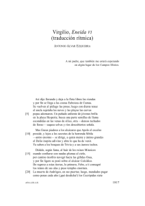 101. Virgilio, Eneida VI (traducción rítmica)