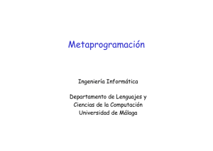 Metaprogramación en Prolog - Departamento de Lenguajes y