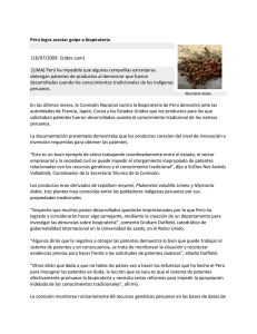 Perú logra asestar golpe a biopiratería