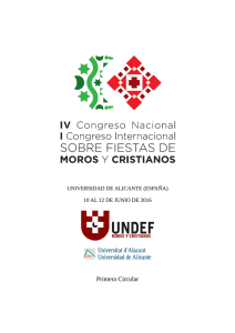 I Congreso Internacional sobre Fiestas de Moros y Cristianos
