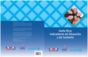 Costa Rica: Indicadores de Educación y de Contexto